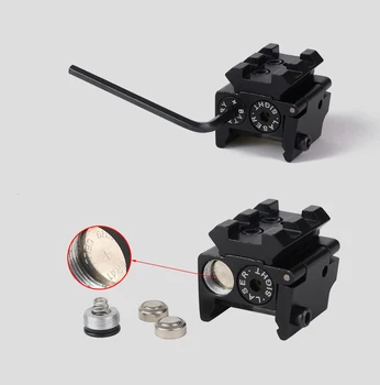 Mini lazerinis taikiklis infraraudonųjų spindulių aptikimo mažų lazerio akyse anti-vibracija reguliuojama lazerinis infraraudonųjų spindulių lazerio glock priedai