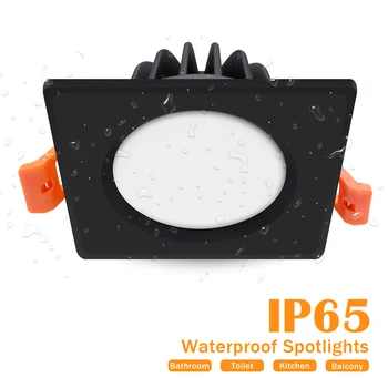 IP65 Vandeniui Aikštėje Įleidžiamas Led Downlight Lubų Downlight 5W 9W 7W Vietoje, Led Lempos Miegamasis, Vonios kambarys, Gyvenamasis Kambarys, Virtuvė,